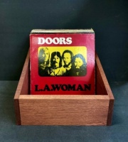 Music Box Design A Vulgar Display of Vinyl - LP Storage Box Rosewood